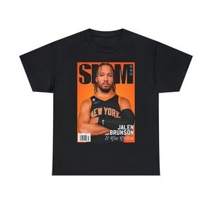 Jalen Brunson New York Knicks Nba Slam Cover Tee Shirt Nba Unisex Tee